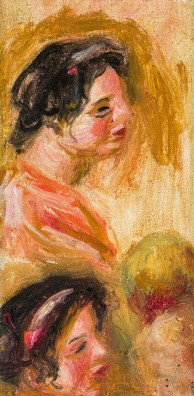 Pierre-Auguste Renoir - Esquisse de têtes