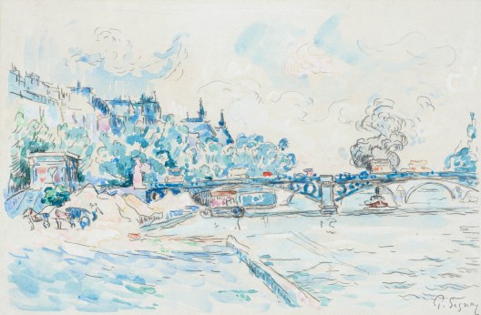 Paul Signac - Paris, Le pont des Saints-Pères