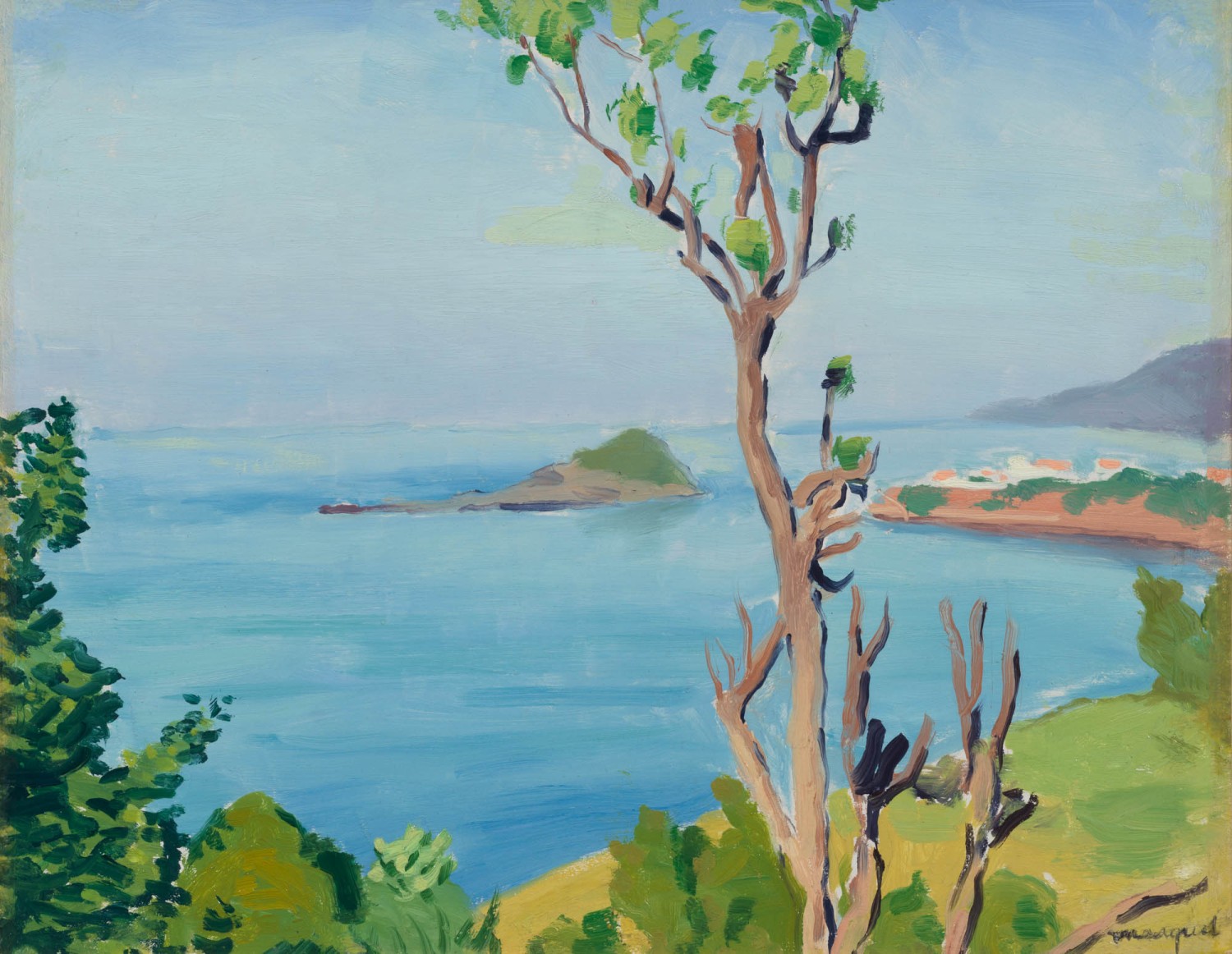 Albert Marquet - L'arbre, corniche de Bougie