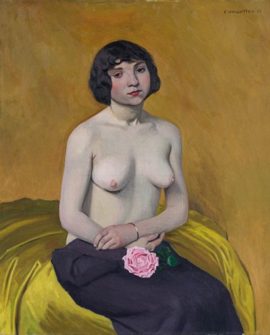 Félix Vallotton - Femme à la rose