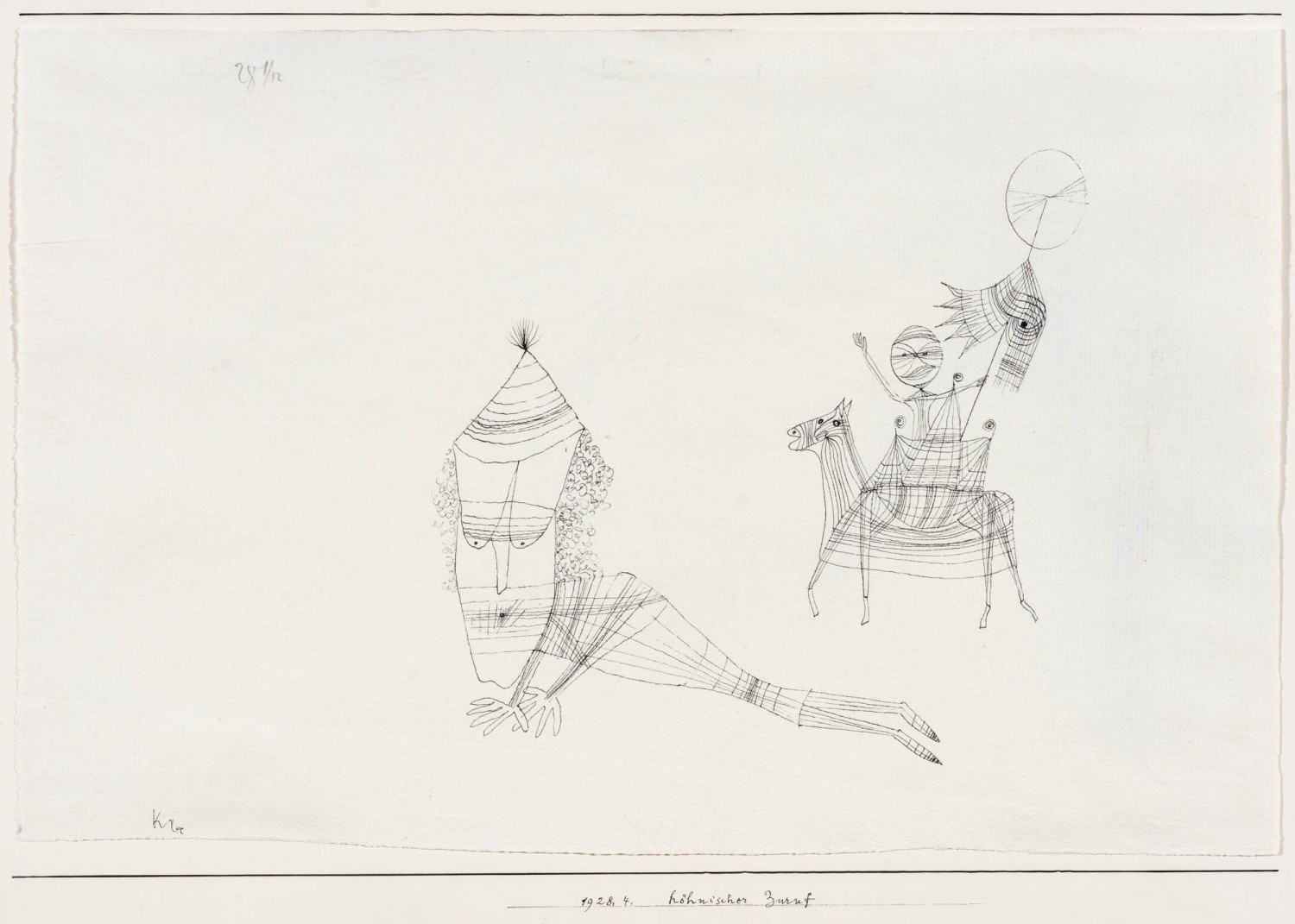 Paul Klee - Höhnischer Zuruf