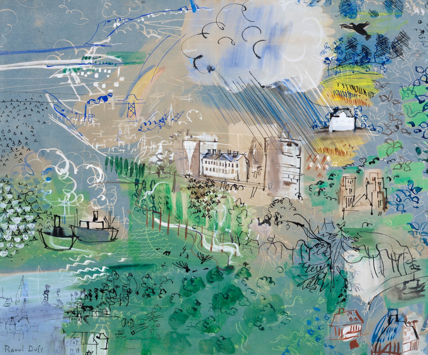 Raoul Dufy - Étude pour le bar du Palais de Chaillot