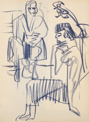 Ernst Ludwig Kirchner - Sitzendes Paar