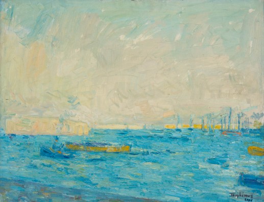 Jacques Truphémus - Le port d'Amsterdam
