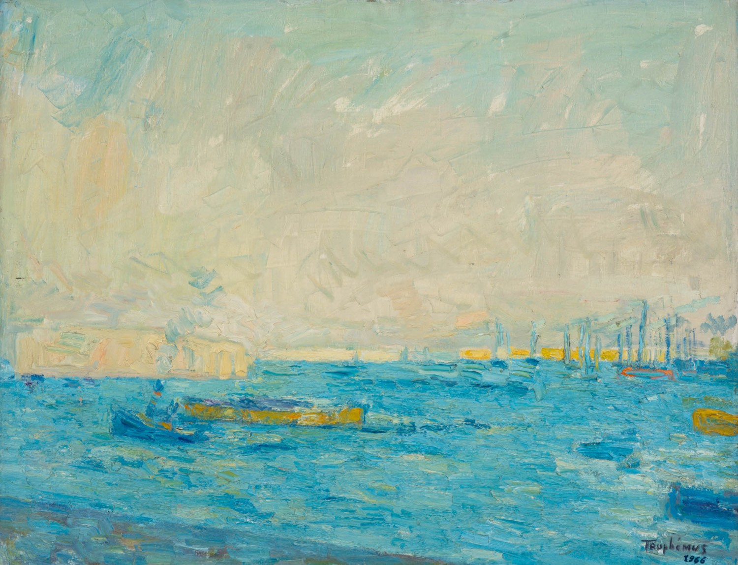 Jacques Truphémus - Le port d'Amsterdam
