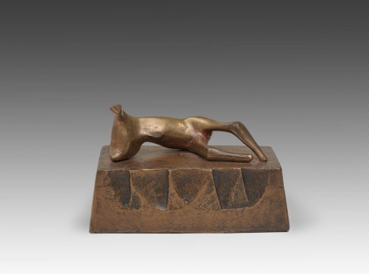 Henry Moore - Reclining figure, wedge base