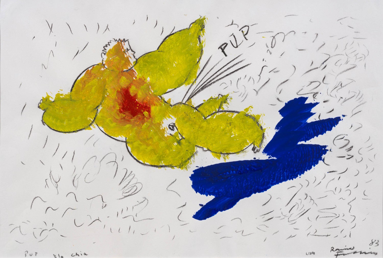 Rainer Fetting - Pup à la chia