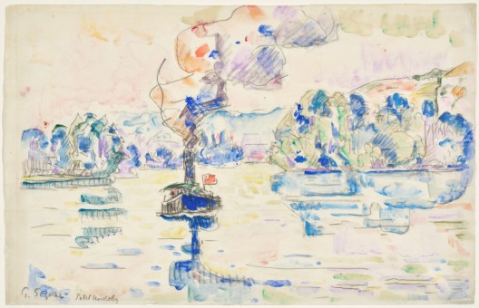 Paul Signac - La Seine au petit Andely 