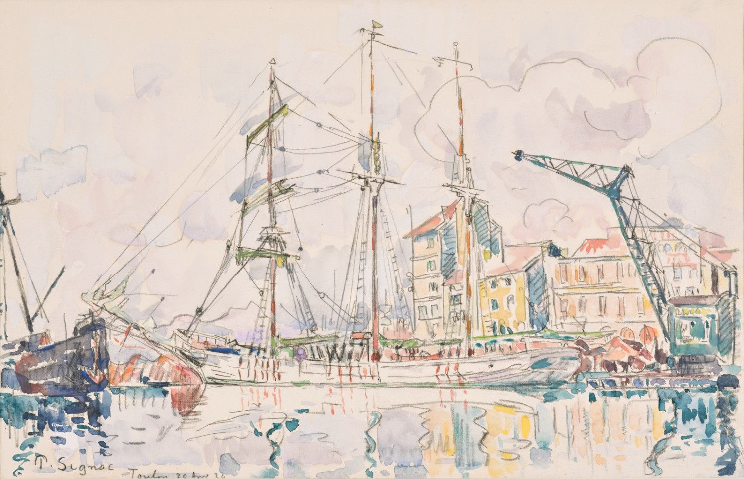 Paul Signac - Le port de Toulon
