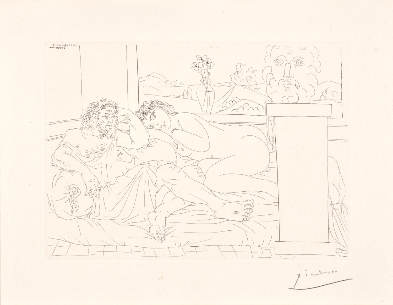 Pablo Picasso - Le repos du sculpteur