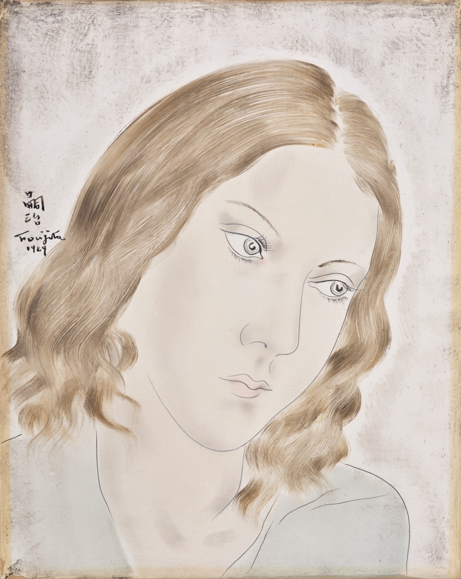 Léonard Tsuguharu Foujita - Portrait de femme