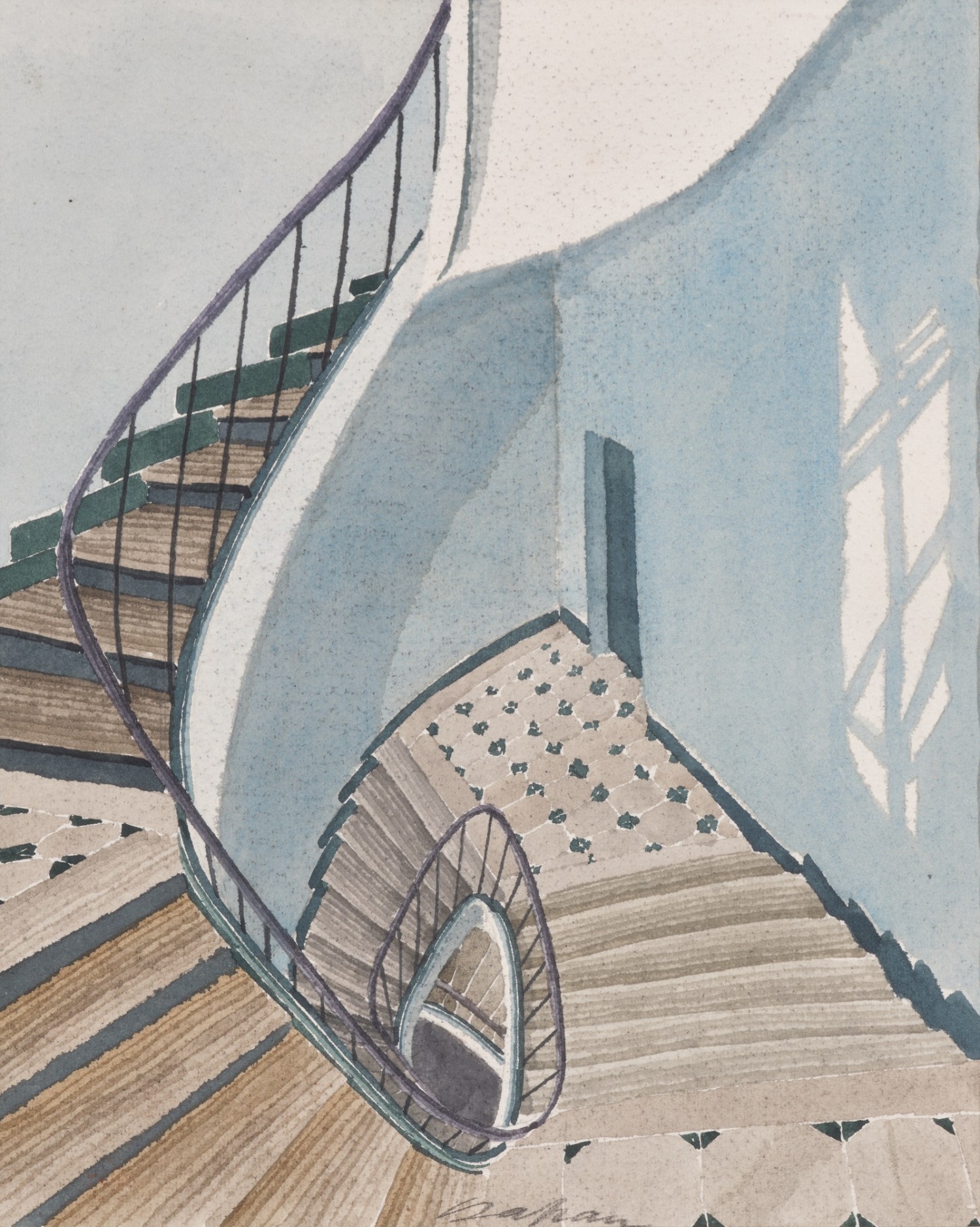 Sam Szafran - Cage d'escalier