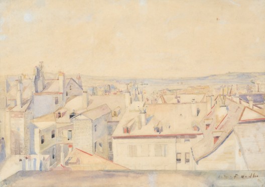 Ferdinand Hodler - Vue de l'atelier