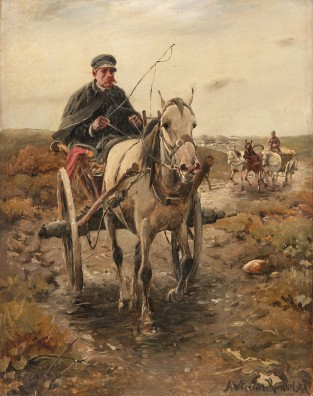 Alfred von Wierusz–Kowalski - Kutschfahrt