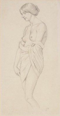 Félix Vallotton - Baigneuse de profil (Studie zu Gemälde)
