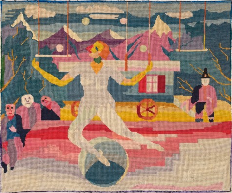 Ernst Ludwig Kirchner - Artistin eines fahrenden Zirkus in Davos