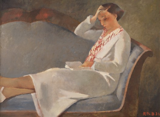 Rodolphe-Théophile Bosshard - Femme lisant