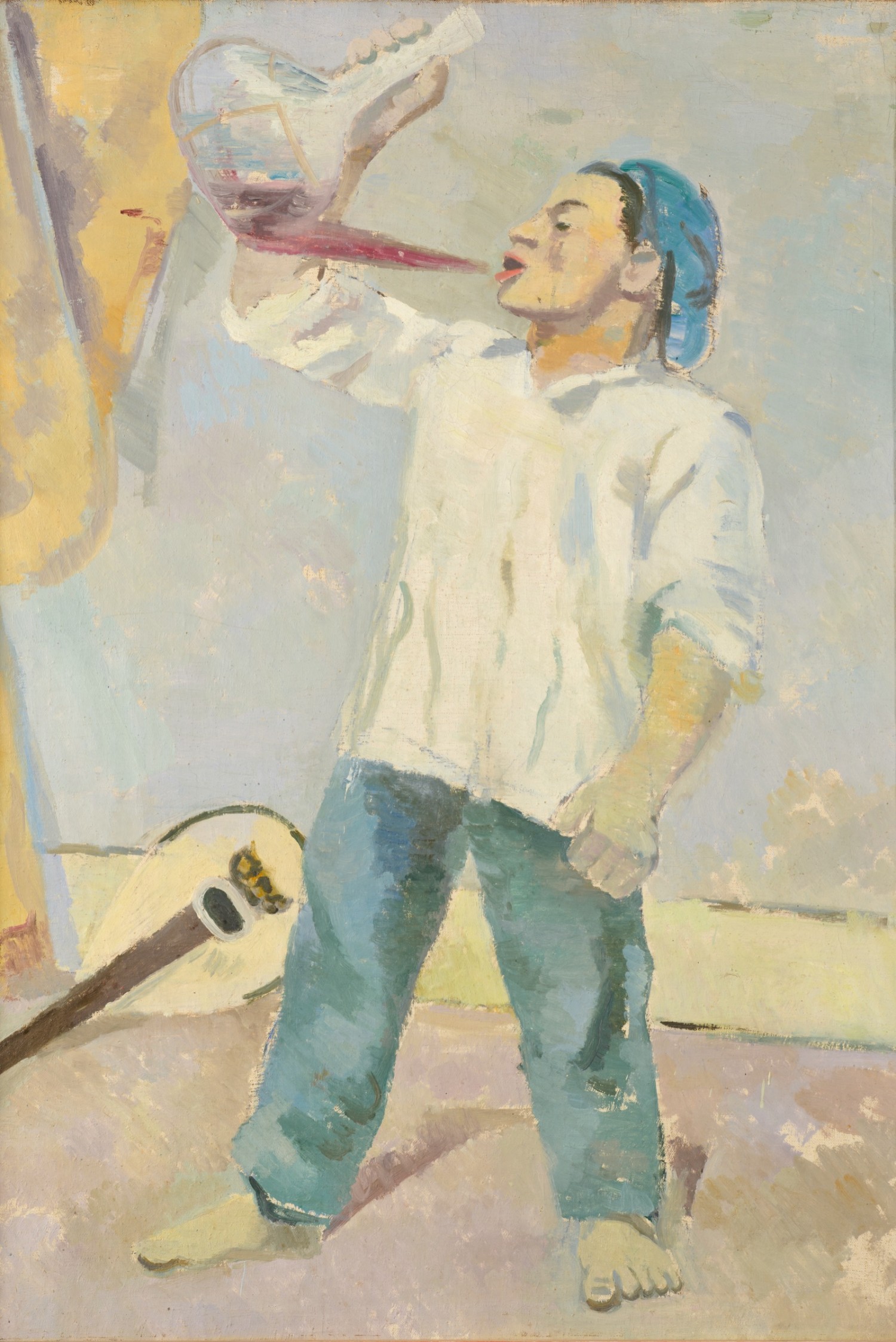 Max Gubler - Trinkender Sizilianer