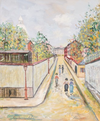 Maurice Utrillo - Rue à Montmartre