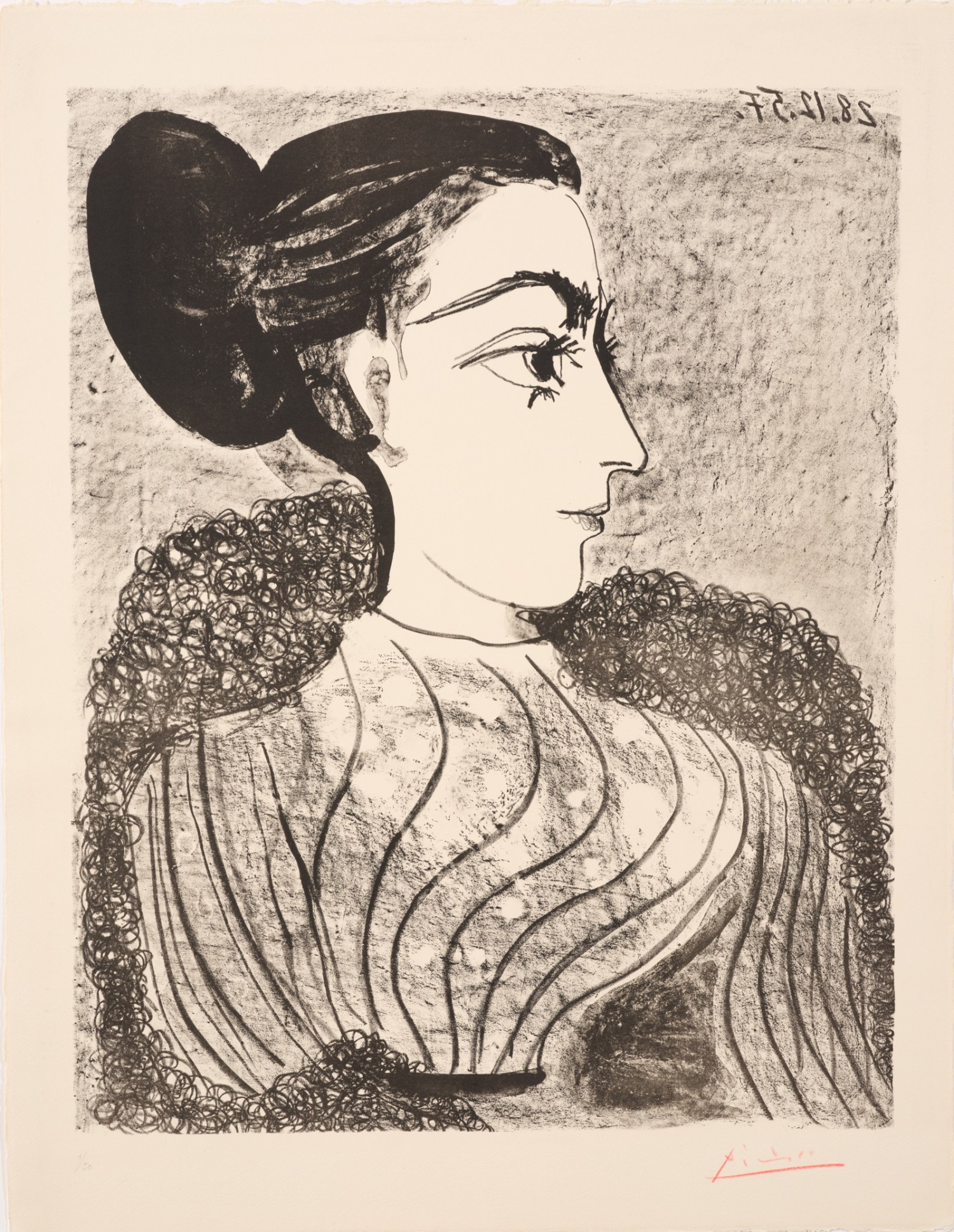 Pablo Picasso - Femme au chignon