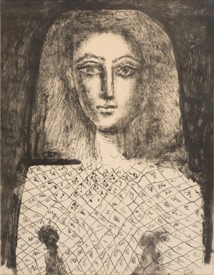 Pablo Picasso - Le corsage à carreaux (Françoise Gilot)
