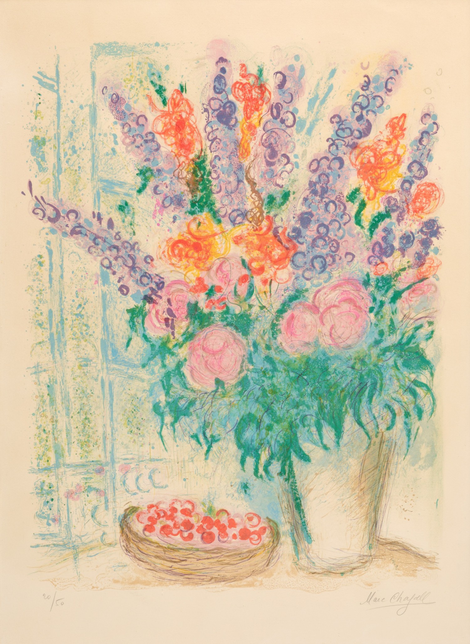 Marc Chagall - Le grand bouquet