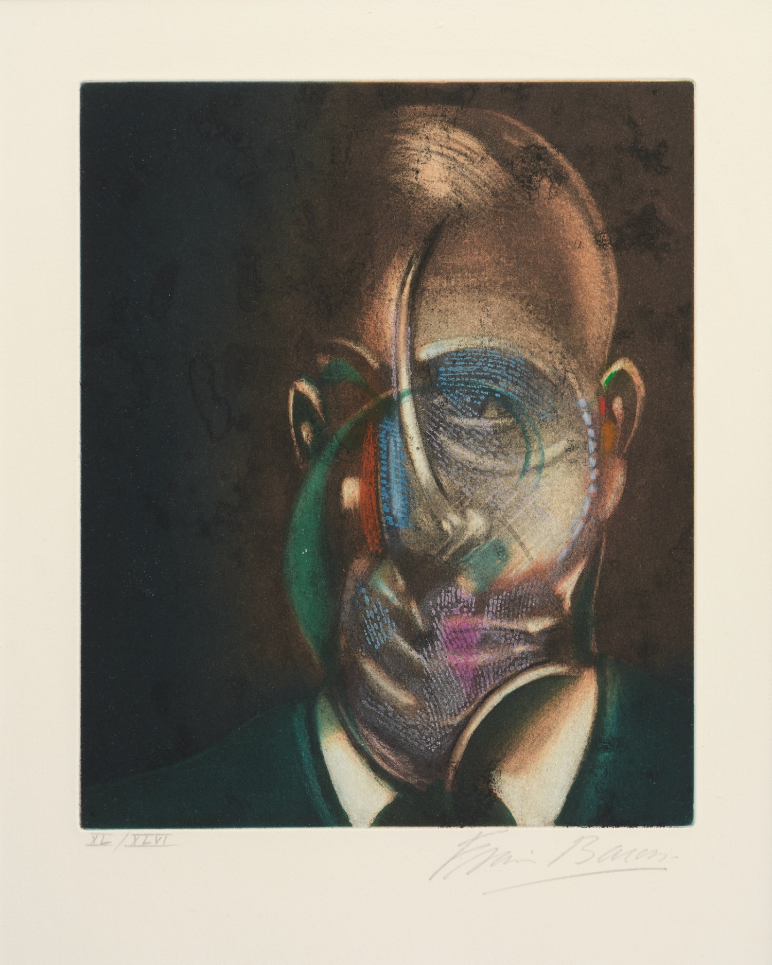 Francis Bacon - Portrait de Michel Leiris