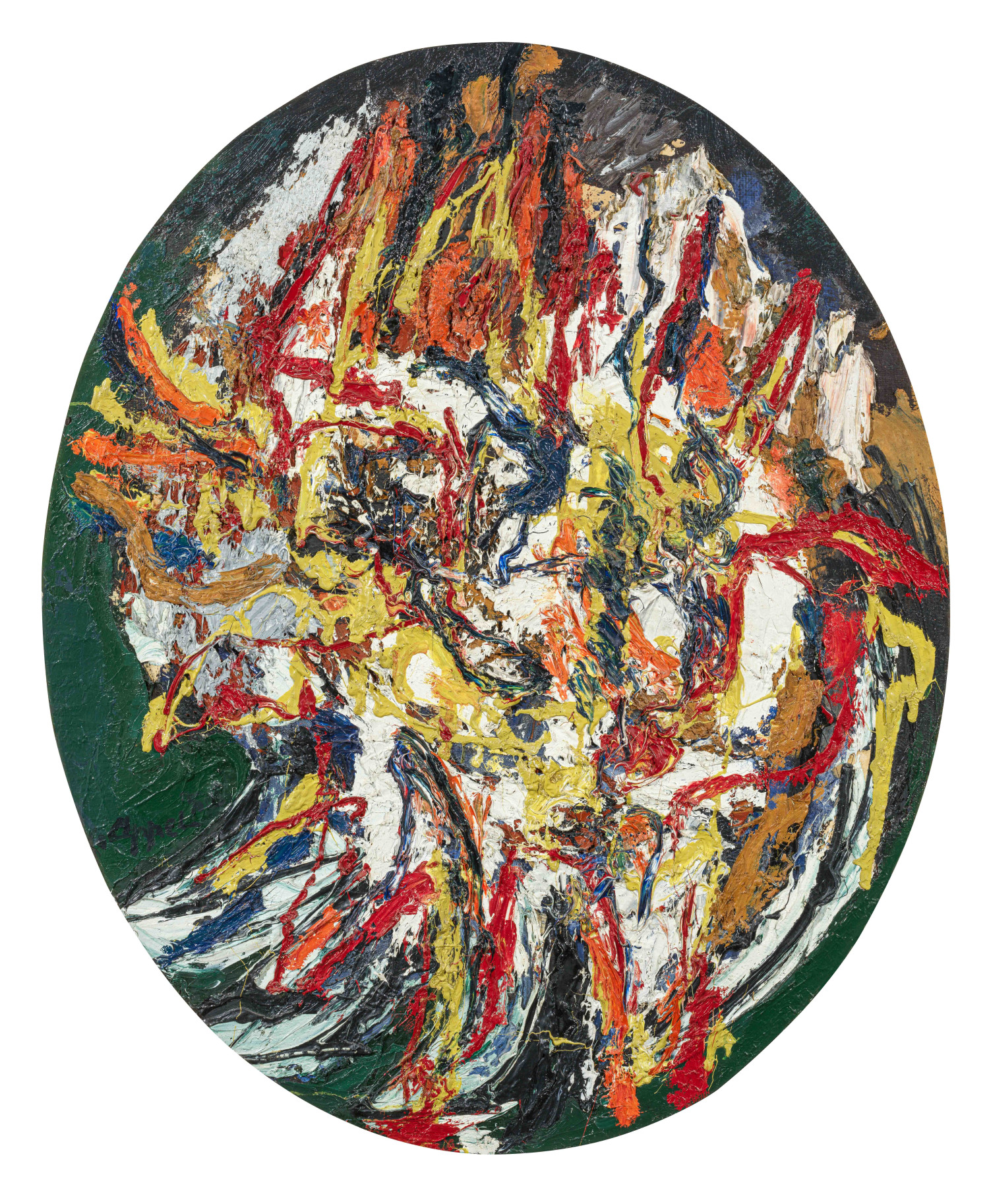 Karel Appel - Tête Soleil