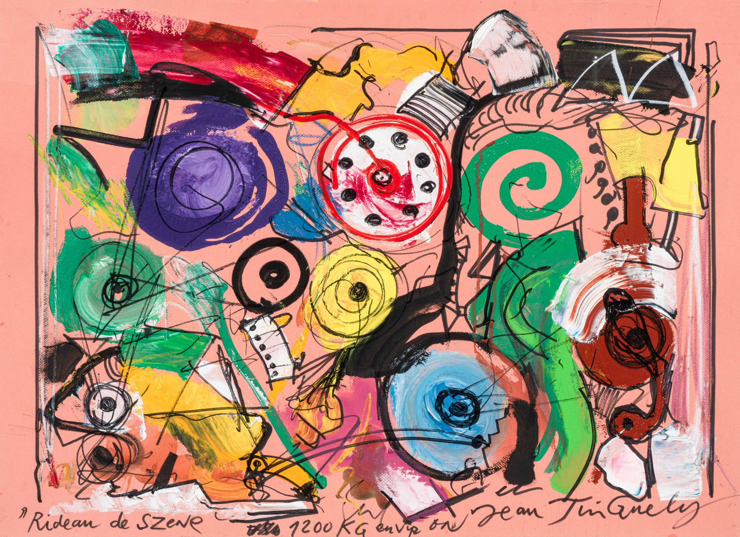 Jean Tinguely - Rideau de scène