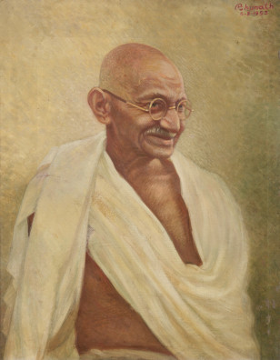 Bhunath Mukherjee - Mahatma Gandhi