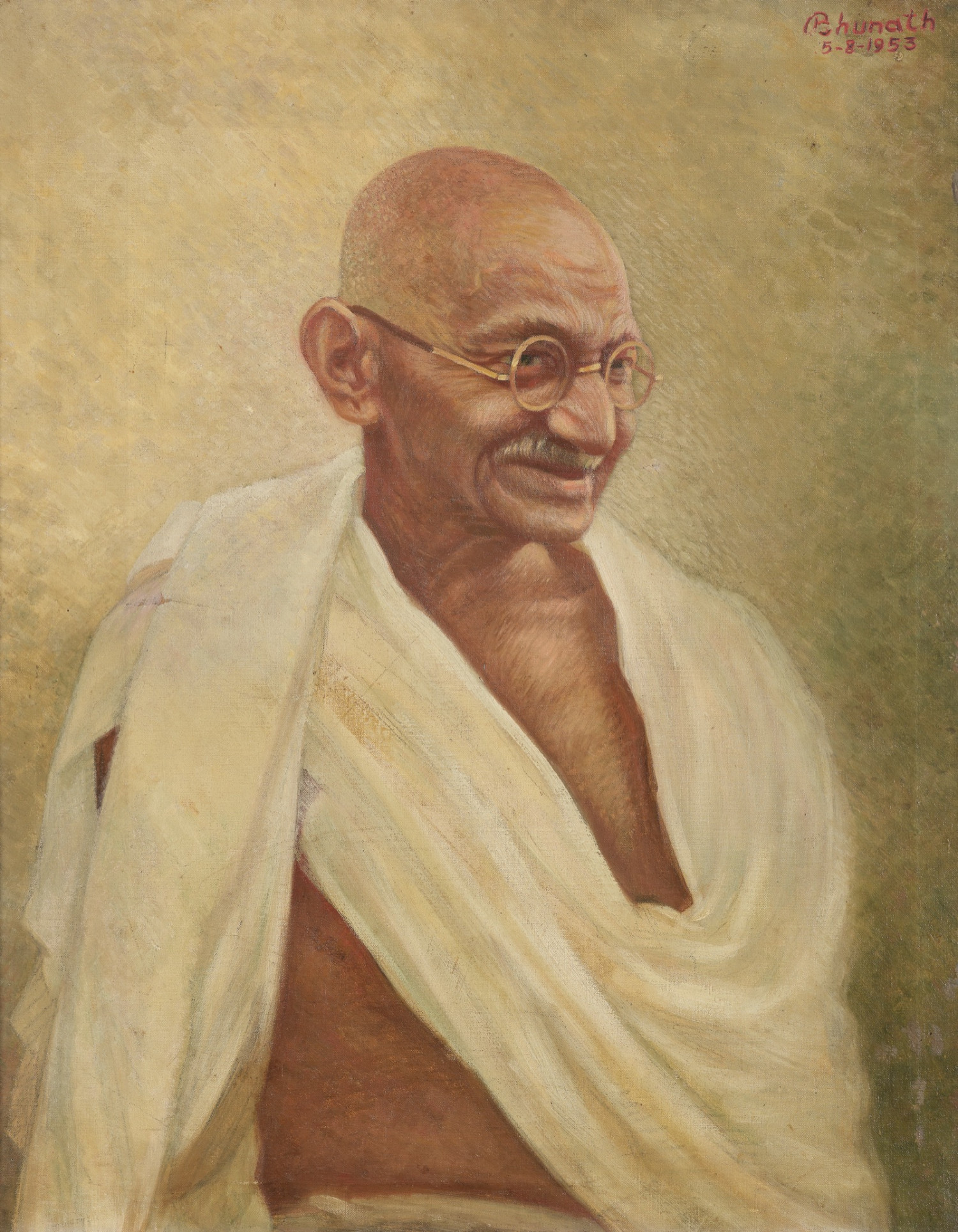 Bhunath Mukherjee - Mahatma Gandhi