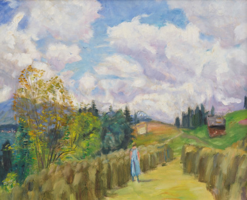 Otto Modersohn - Sommerliche Gailenberglandschaft