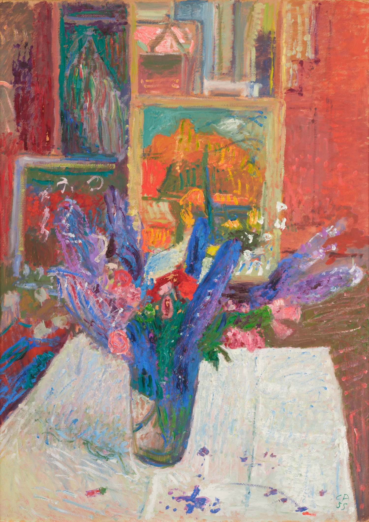 Cuno Amiet - Stillleben mit Blumenstrauss