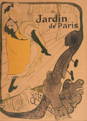 Henri de Toulouse-Lautrec - Jane Avril / Jardin de Paris
