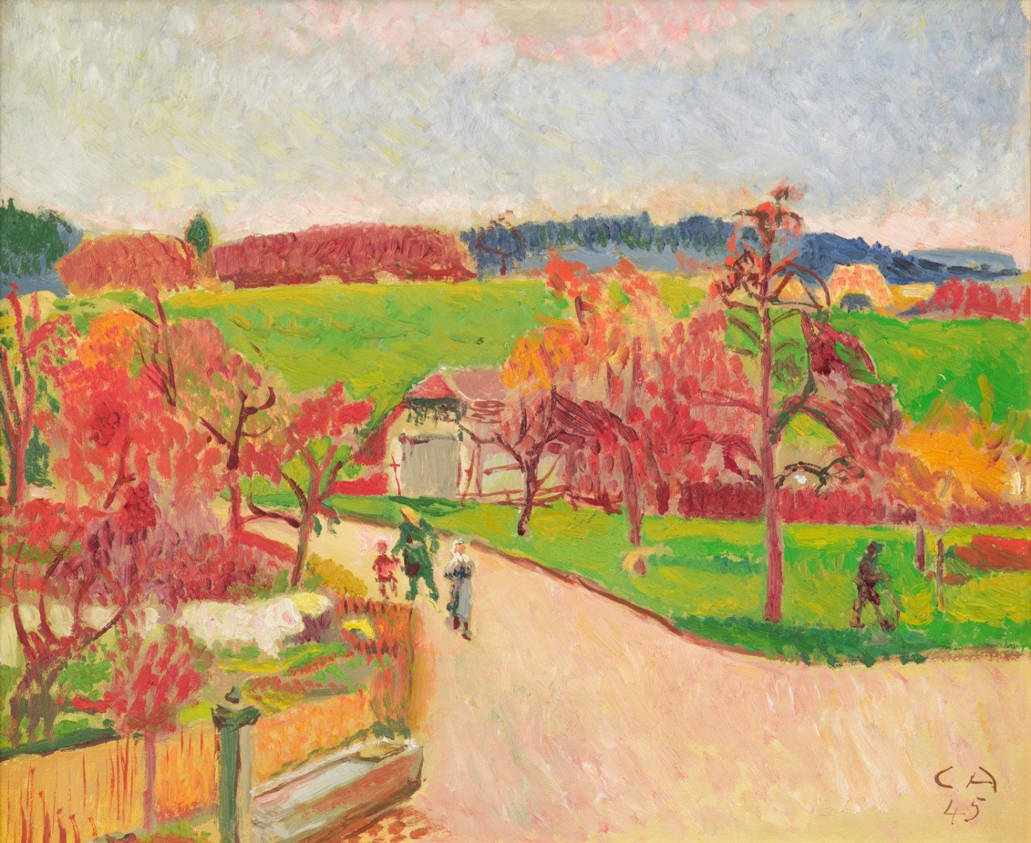 Cuno Amiet - Herbst auf der Oschwand