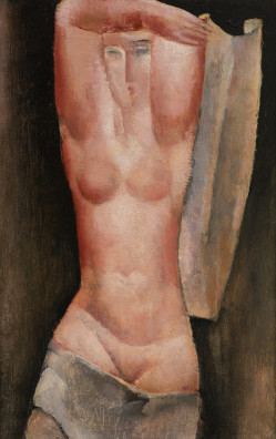 Rodolphe-Théophile Bosshard - Nu aux bras levés