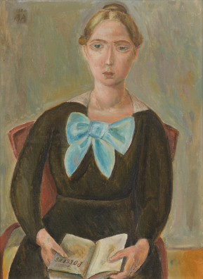 René Victor Auberjonois - Portrait de femme blonde