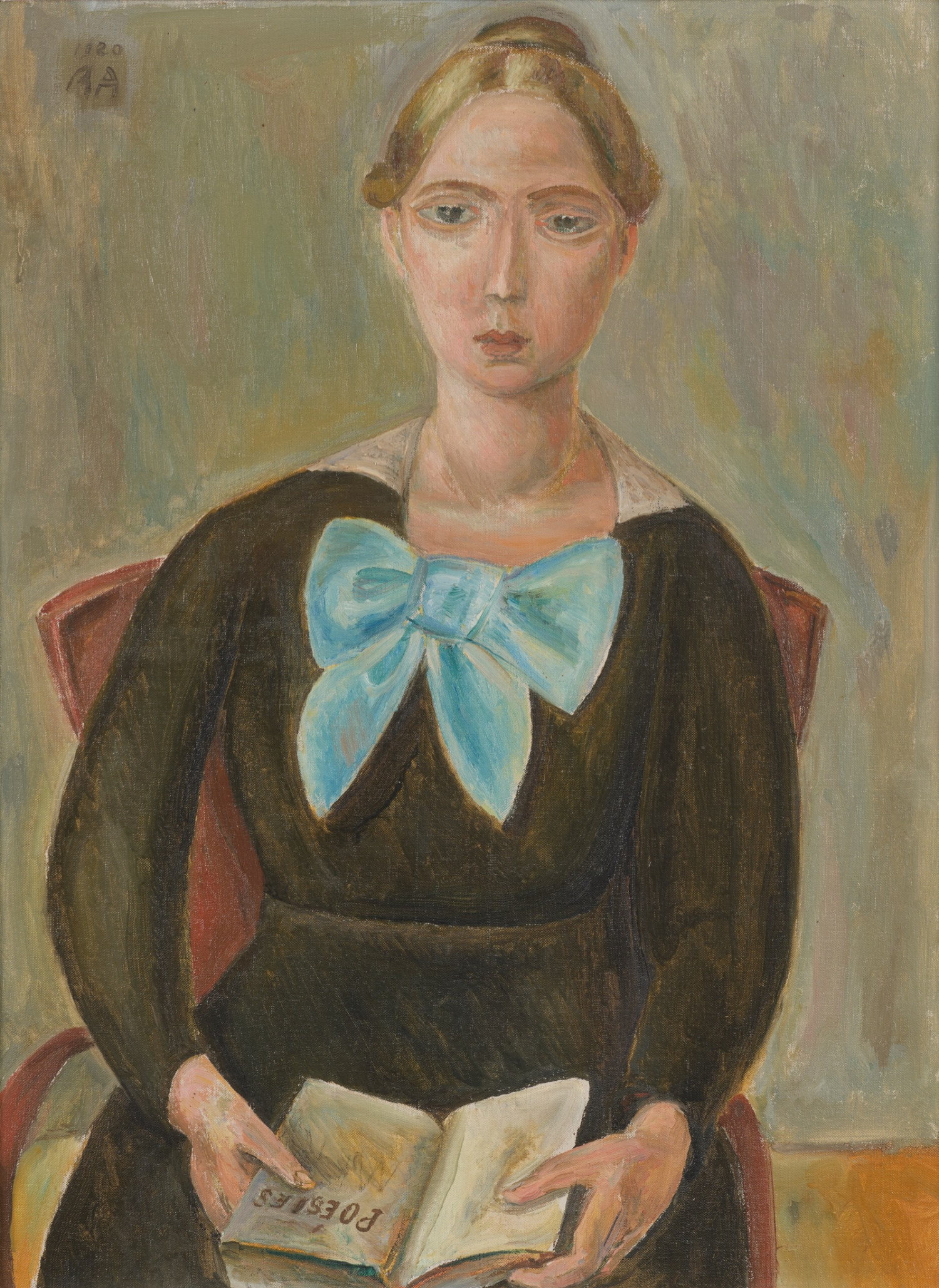 René Victor Auberjonois - Portrait de femme blonde