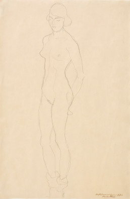 Gustav Klimt - Stehender Akt