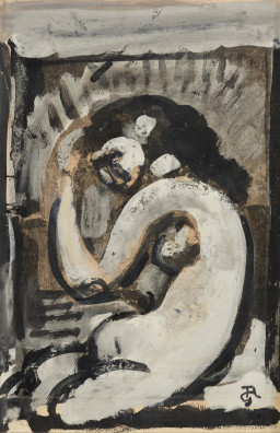 Georges Rouault - Nu accoudé (Fleurs du mal)