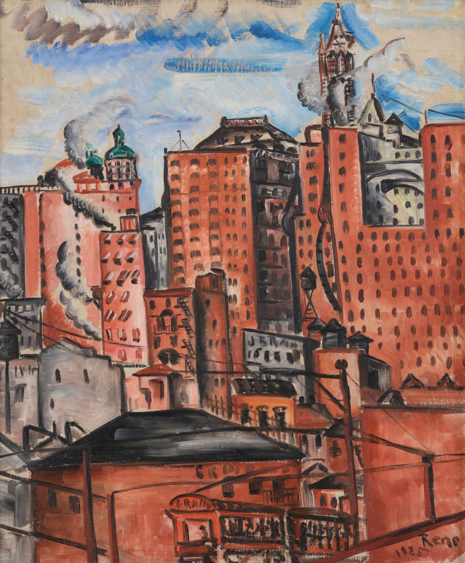 Irène Reno - Les gratte-ciel de New York