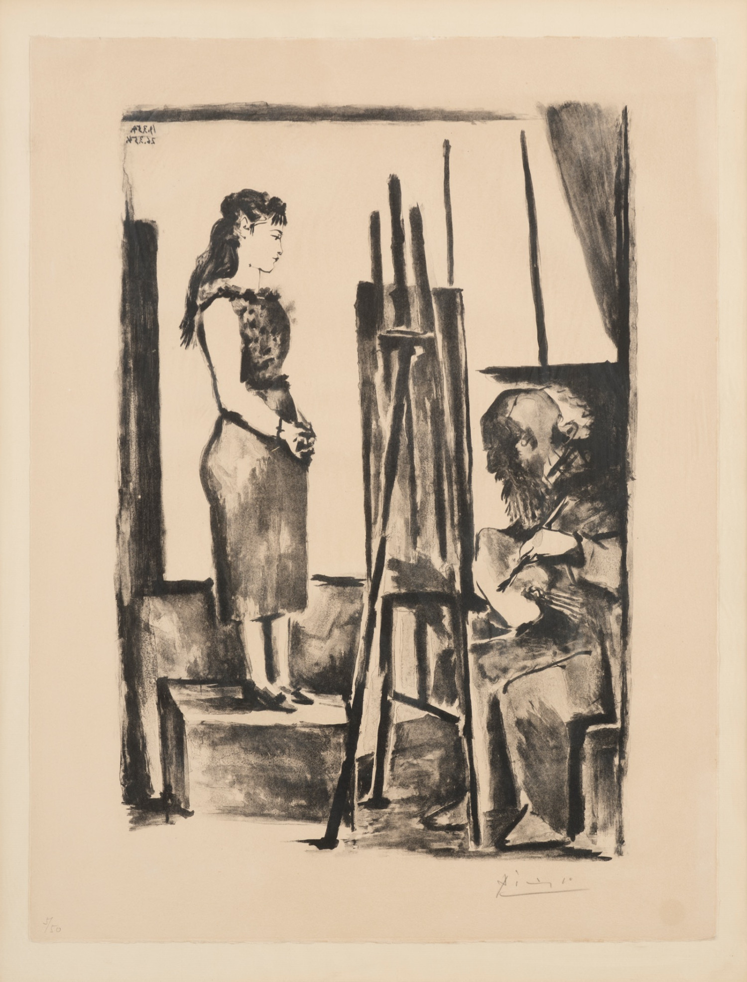 Pablo Picasso - La Pose habillée