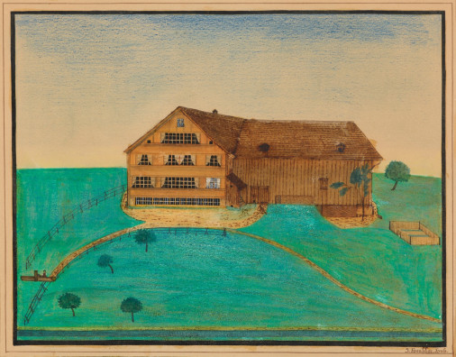 Johann Jakob Heuscher - Bauernhaus im Appenzellerland
