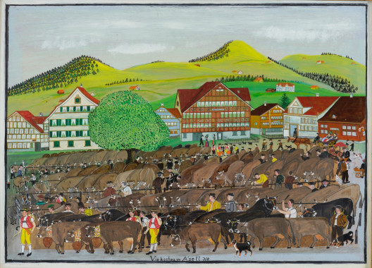 Johann Baptist Zeller - Viehschau in Appenzell