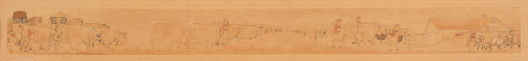 Johann Baptist Zeller - Alpaufzug, Fragment