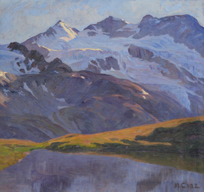 Martha Cunz - Cambrenagruppe gegen Licht (Bernina, Engadin)