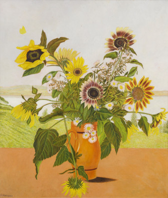 Adolf Dietrich - Sonnenblumenstrauss