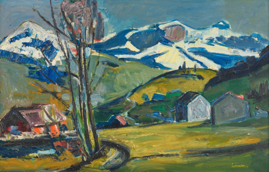 Carl Walter Liner - Blick aus dem Atelier