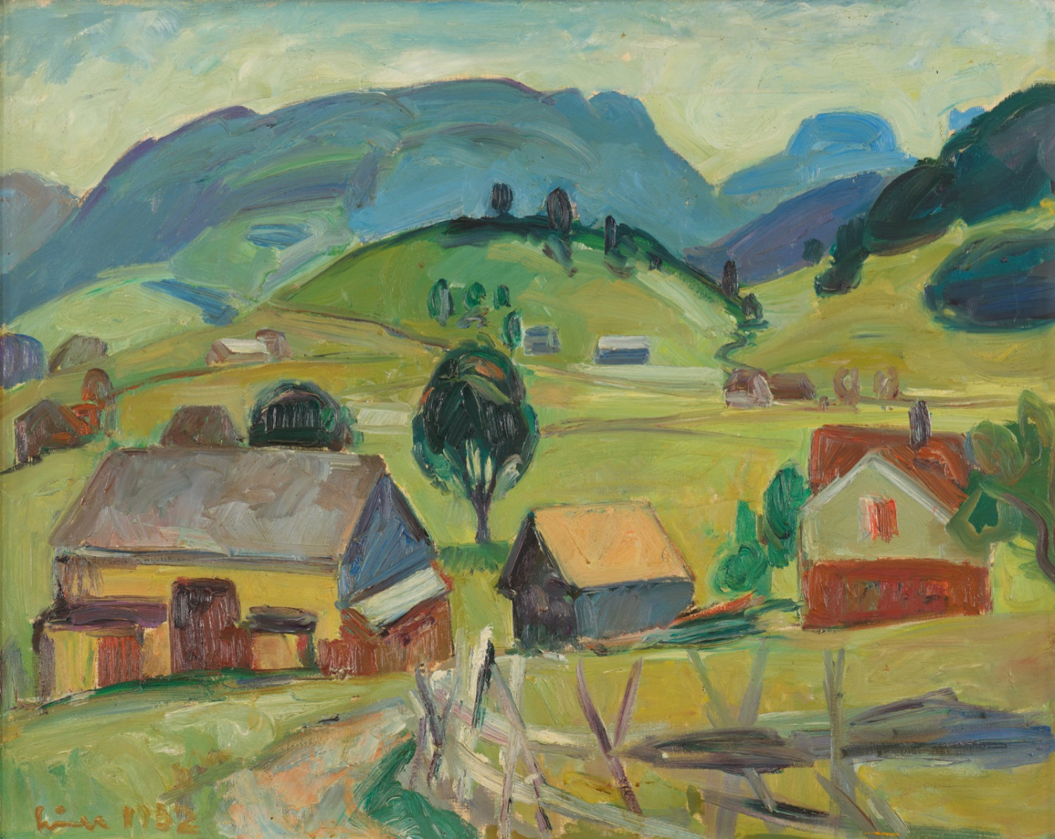 Carl Walter Liner - Landschaft im Appenzellerland