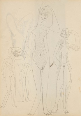 Ernst Ludwig Kirchner - Zwei Akte / Vier Figuren